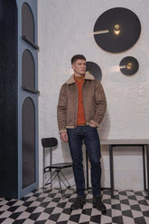 Acquista da noi - HAMAKI - HO - Giubbotto - GBI1620H-MARRONE-S - 1 – spedizione in tutta Italia