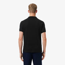 Polo LACOSTE uomo in cotone Pima - dettaglio tessuto
