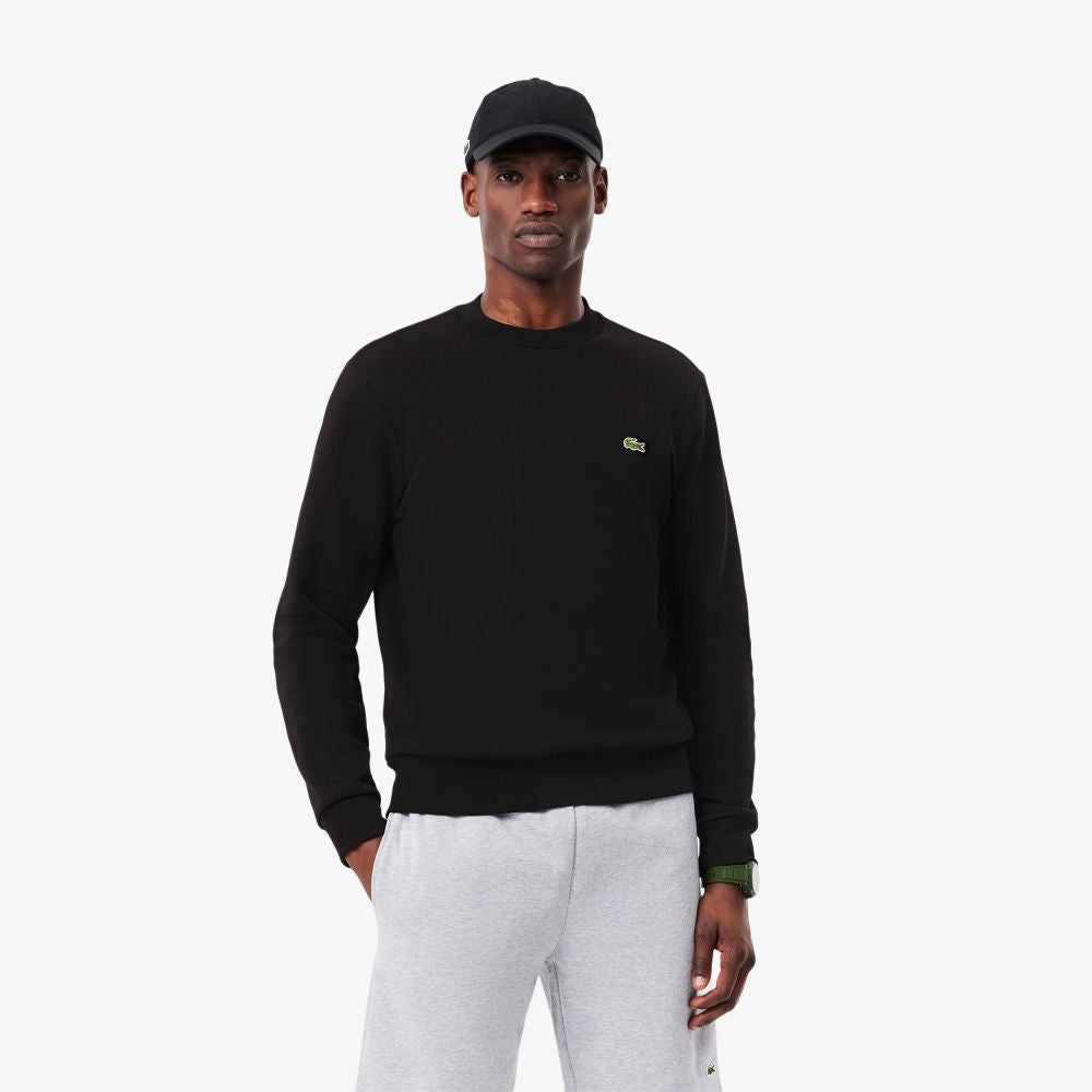Felpa LACOSTE uomo - dettaglio logo coccodrillo