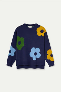 Maglione Compañia Fantástica donna jacquard fantasia Eufonia - vista frontale