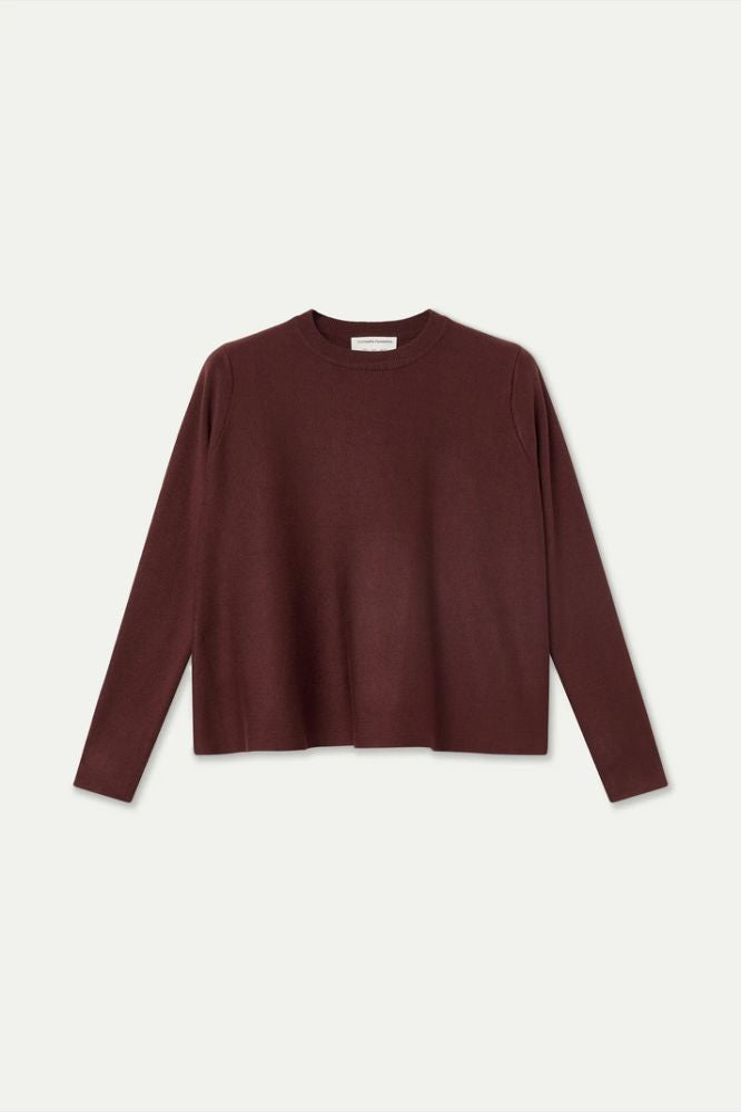 Maglione Compañia Fantástica donna marrone - vista frontale