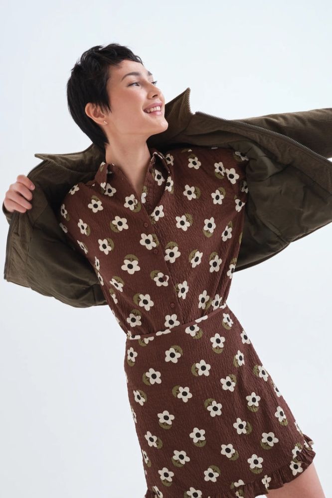 Camicia Compañia Fantástica donna con stampa Santini - immagine 5