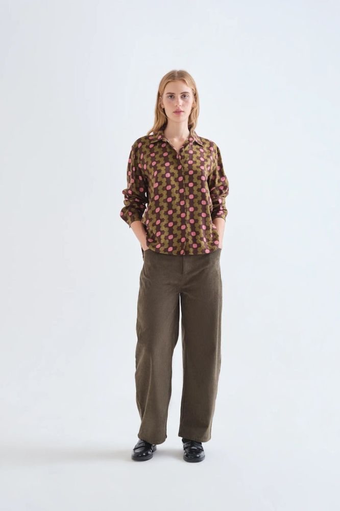 Camicia Compañia Fantástica donna con stampa aberdeen - immagine 4
