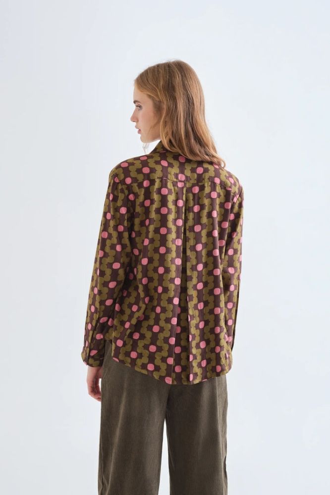 Camicia Compañia Fantástica donna con stampa aberdeen - immagine 5