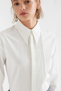 Camicia donna bianca Compañia Fantástica 64C/11162 - indossata