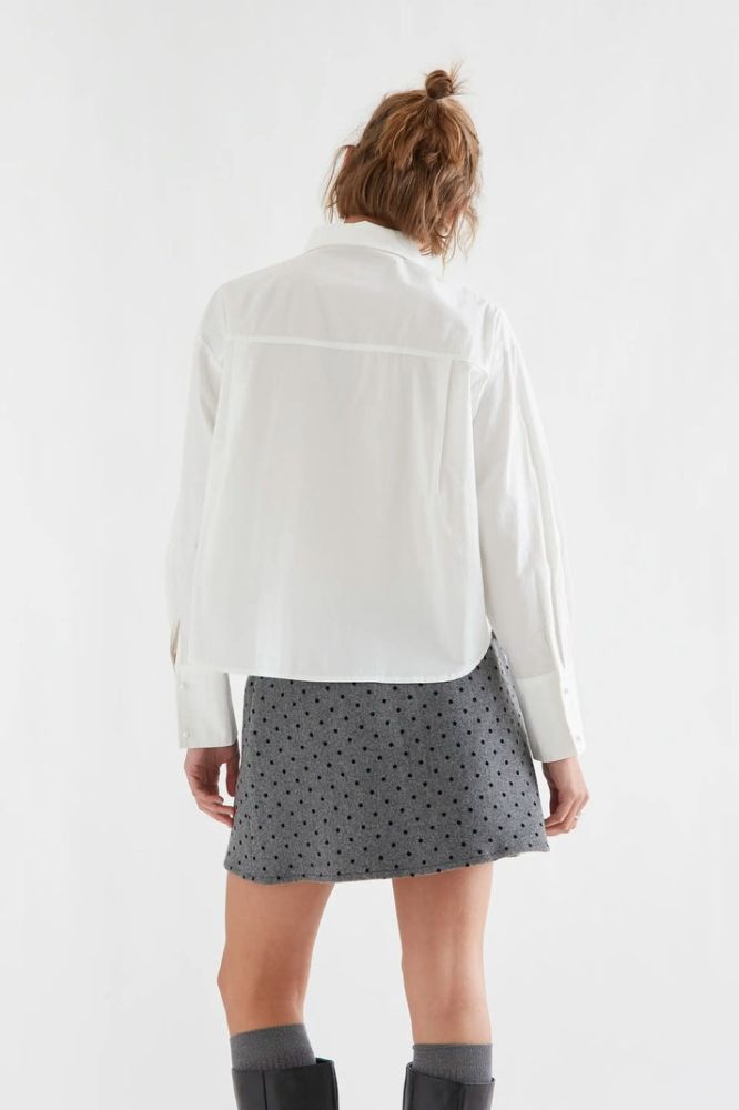 Camicia donna bianca Compañia Fantástica 64C/11162 - retro