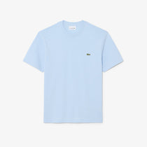 T-Shirt LACOSTE uomo celeste - vista frontale