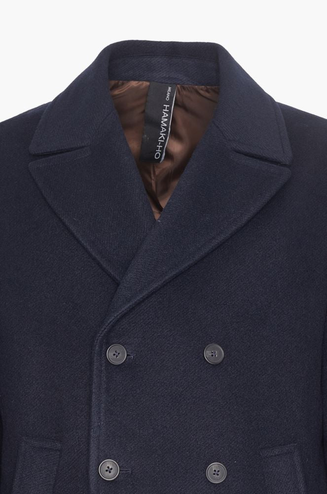 Acquista da noi - HAMAKI - HO - Cappotto - HHCP8H-BLU-46 - 3 – spedizione in tutta Italia