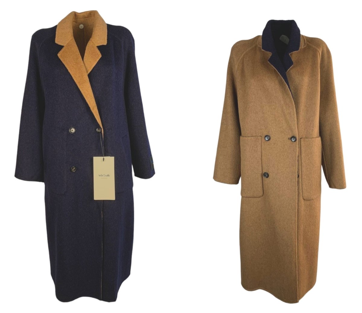 Acquista abbigliamento Cappotto WU SIDE Donna Reversibile per il tuo stile sempre attuale.