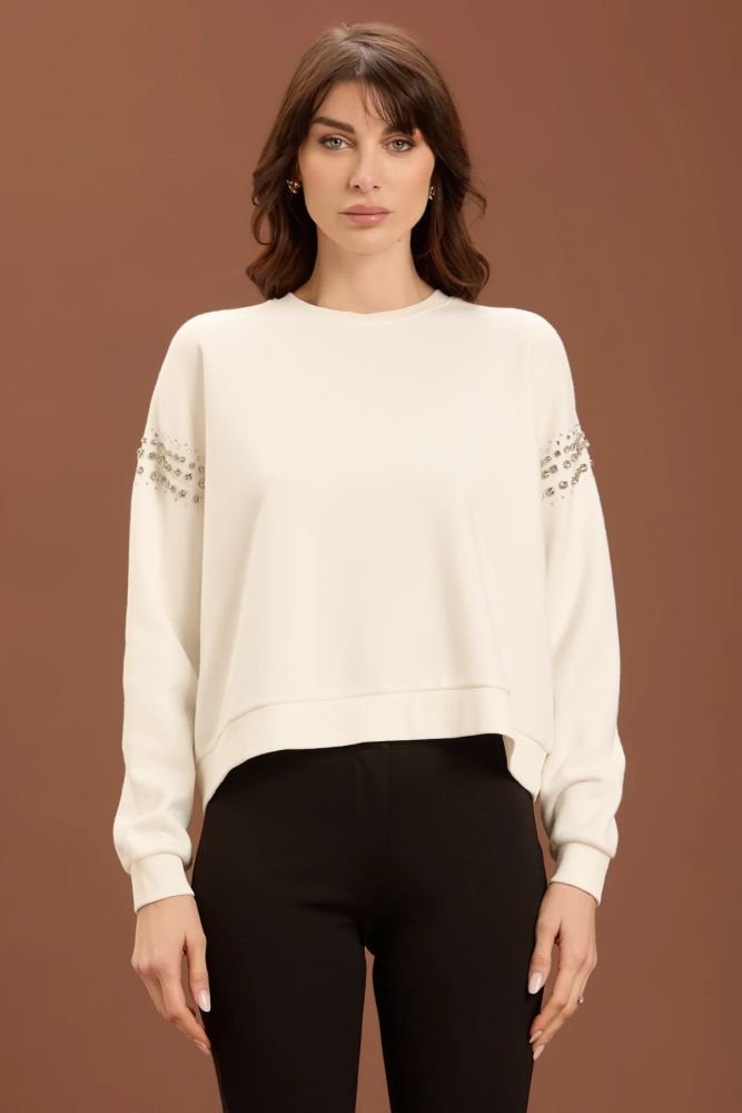 Acquista abbigliamento Felpa TAKE TWO Donna per il tuo stile sempre attuale. Immagine Principale