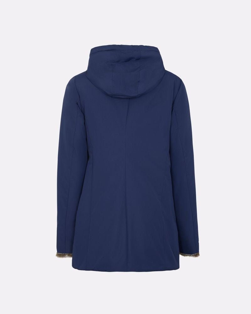 Parka SUNS donna blu - vista posteriore
