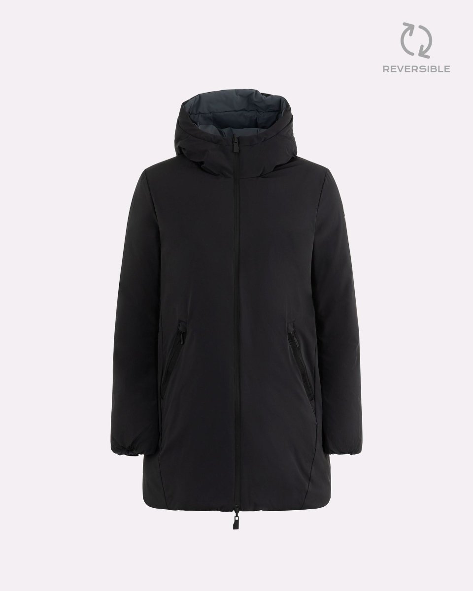 Giubbotto reversibile SUNS donna variante nera - vista frontale