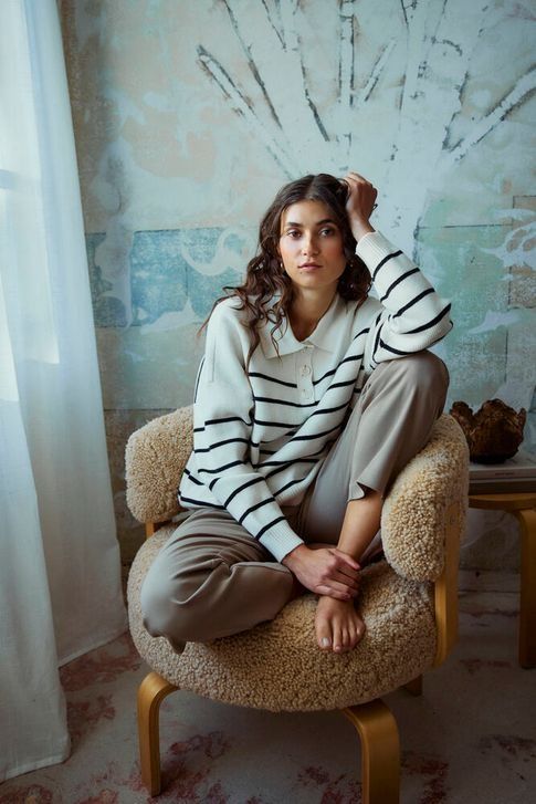 Acquista abbigliamento Maglia FRANSA Donna per il tuo stile sempre attuale. Immagine Principale