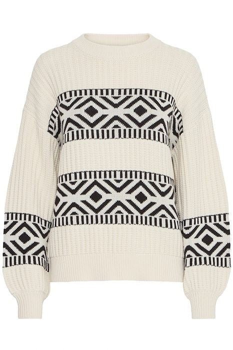 Acquista da noi - ICHI - Maglia - IC20121804-BIANCO-XS - 1 – spedizione in tutta Italia