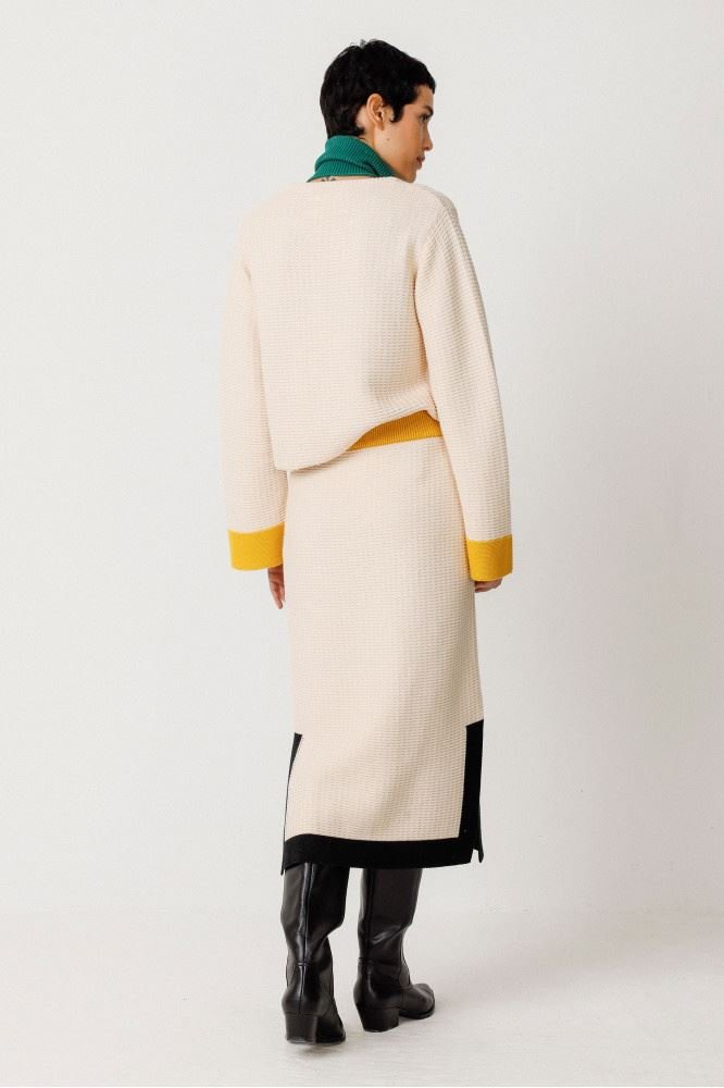 Acquista da noi - SKFK - Maglia - SKWSW00661-CREMA-40 - 2 – spedizione in tutta Italia