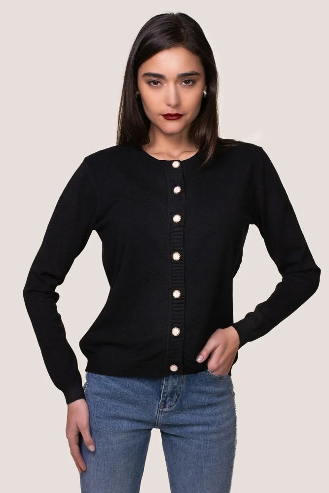 Acquista da noi - WHITE WISE - Maglia - WW19102-NERO-XS - 1 – spedizione in tutta Italia