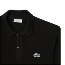 Polo LACOSTE uomo nera - vista frontale