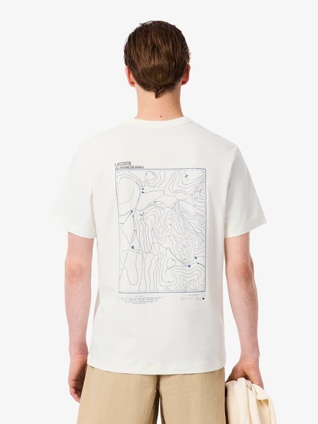Acquista abbigliamento T-Shirt LACOSTE TH582570V per il tuo stile sempre attuale.