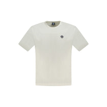 T-Shirt NORTH SAILS uomo bianca con logo nautico - vista frontale
