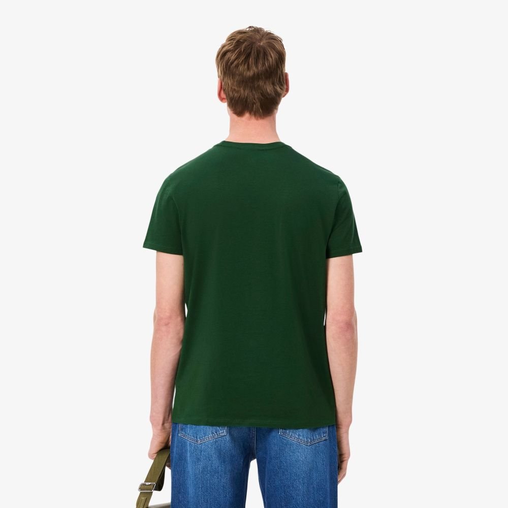 Acquista da noi - LACOSTE - T-Shirt - TH6709-AZZURRO-S - 3 – spedizione in tutta Italia