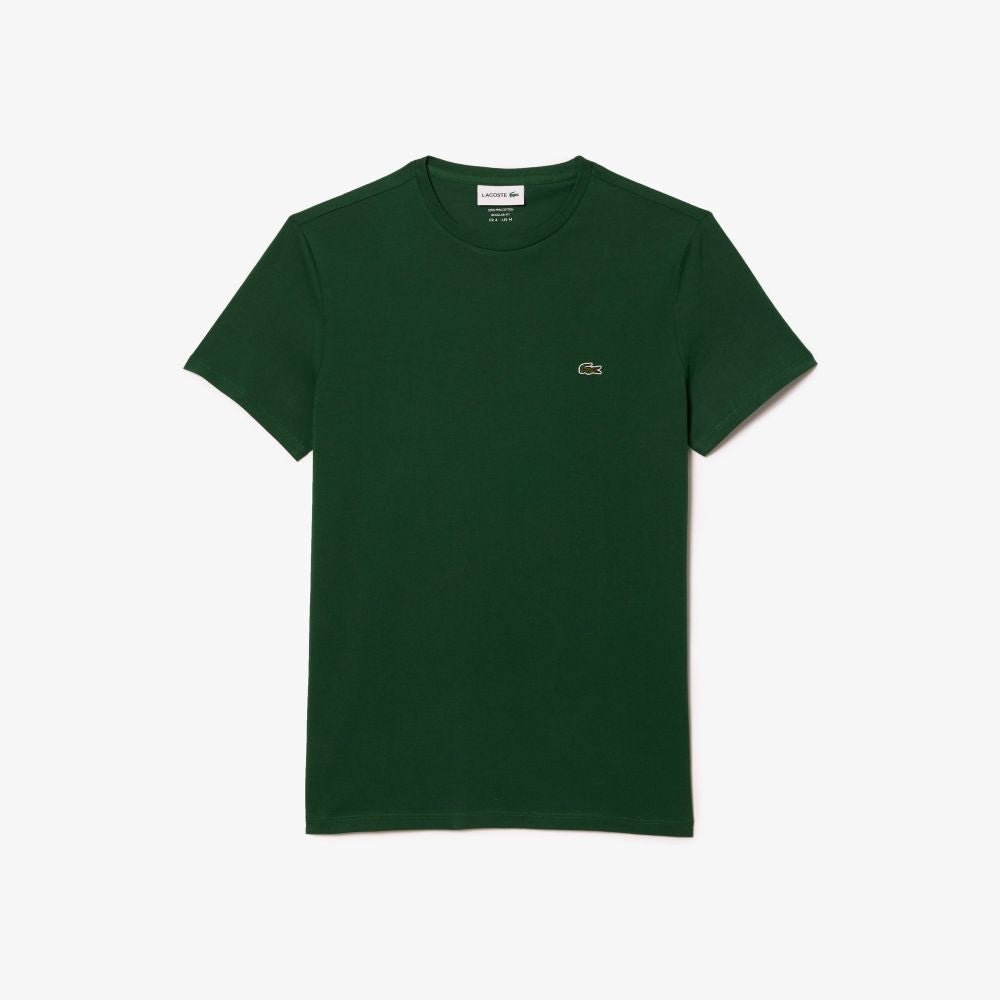 T-Shirt LACOSTE uomo verde - vista frontale
